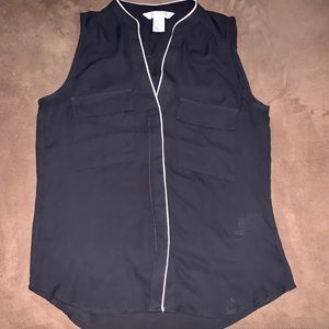 Professional black and white shirt